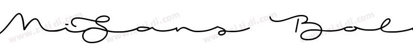 MiSans Bold小米公司字体转换